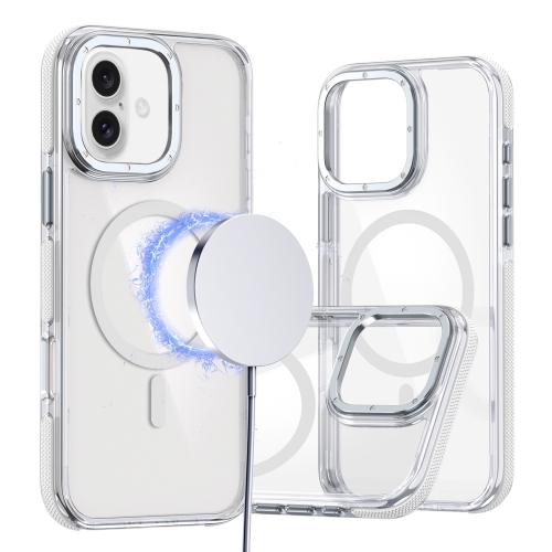 прозрачный гибридный чехол с MagSafe для iPhone 16 Plus