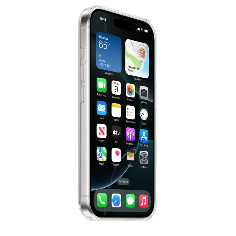 прозрачный чехол с MagSafe для iPhone 16 Pro Max