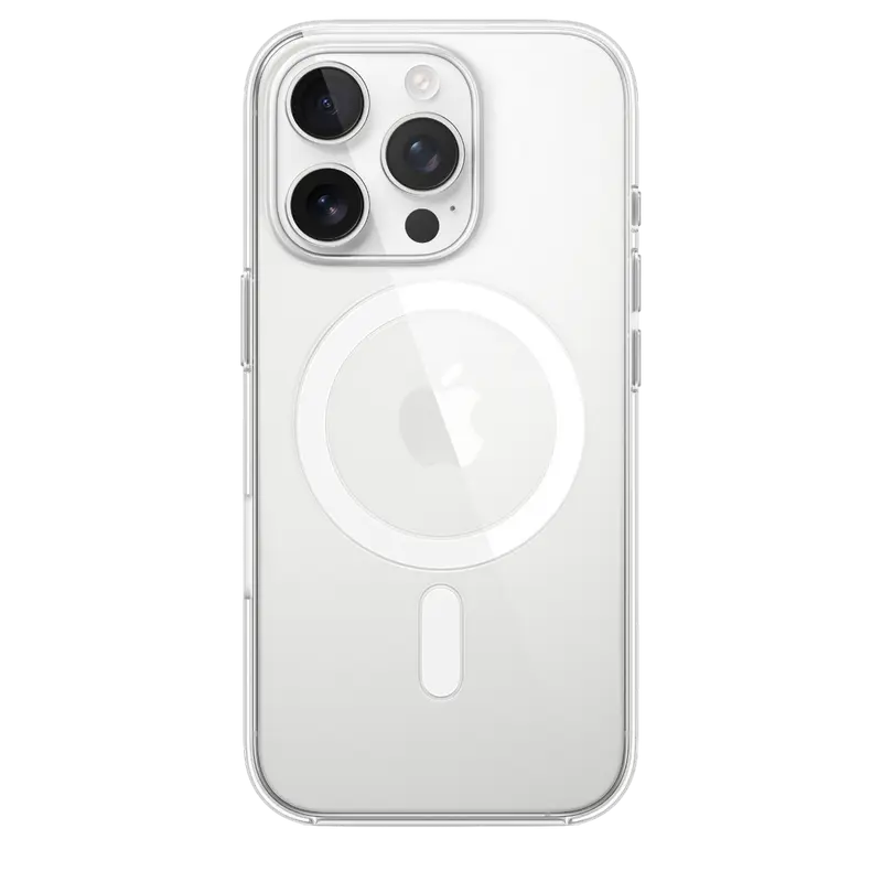 прозрачный чехол с MagSafe для iPhone 16 Pro Max