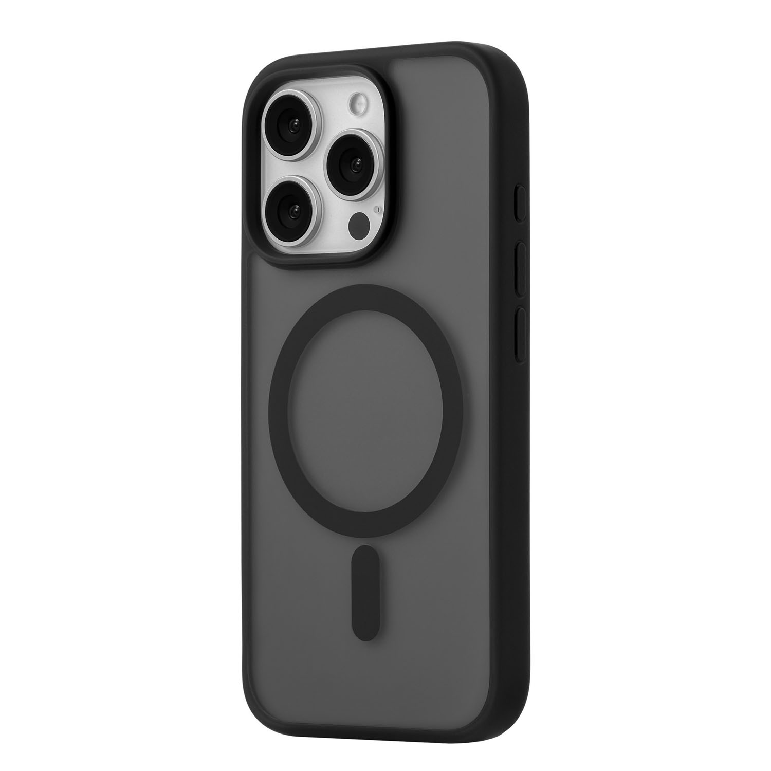Противоударный чехол с MagSafe для iPhone 16 Pro Max черный