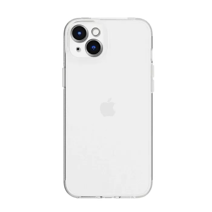 прозрачный силиконовый чехол для iPhone 15 Plus