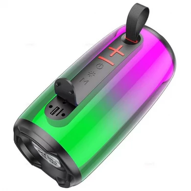 портативная Bluetooth-колонка Hoco HC18 с RGB-подсветкой и IPX6